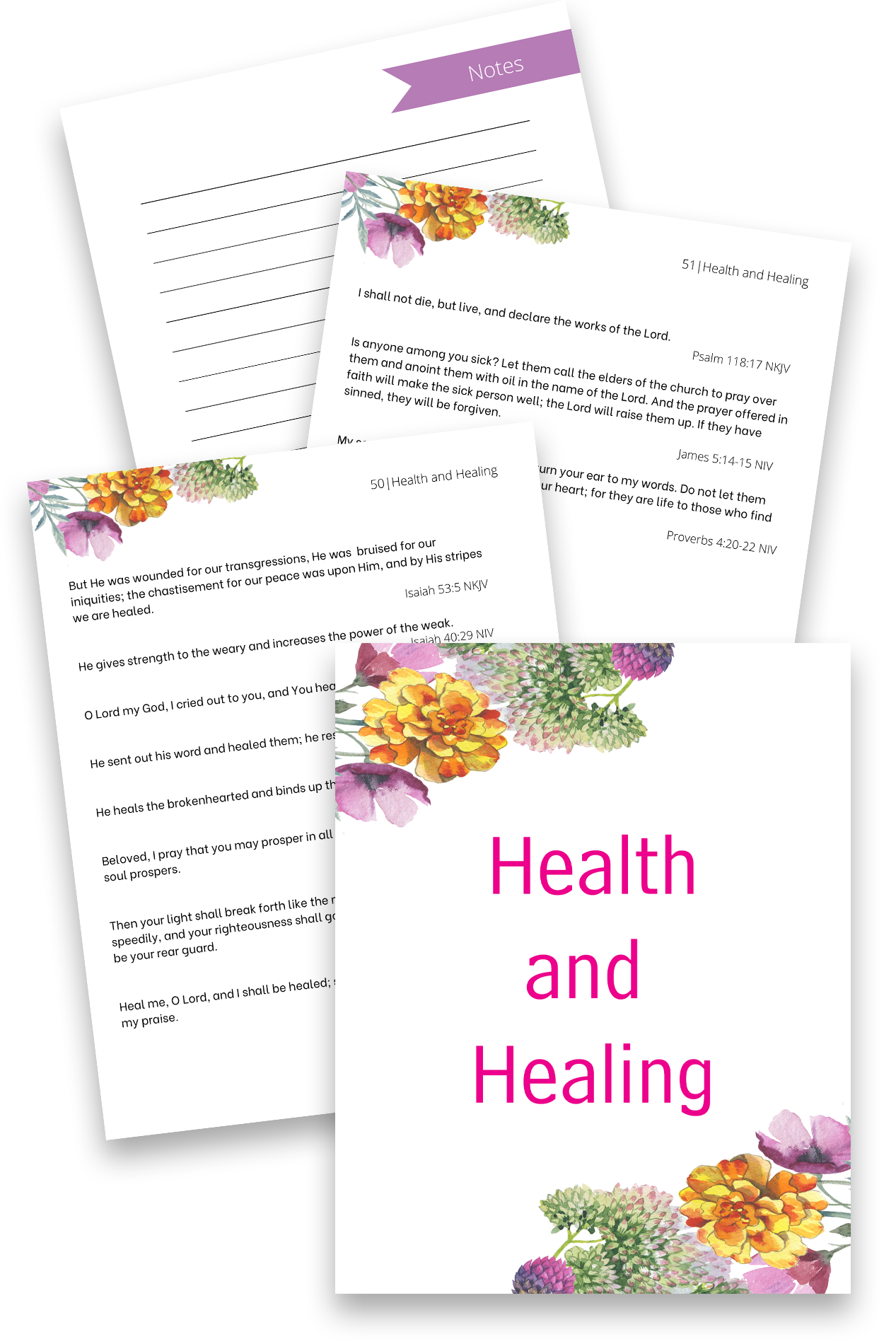 health and healing bible verses