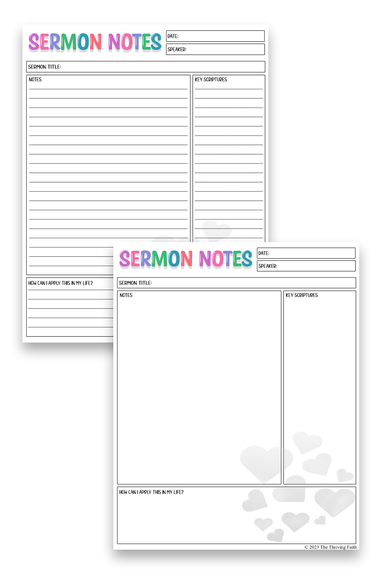 Sermon Notes