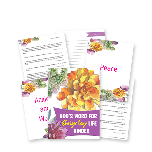 God's Word For Everyday Life Binder (140+ Pages)