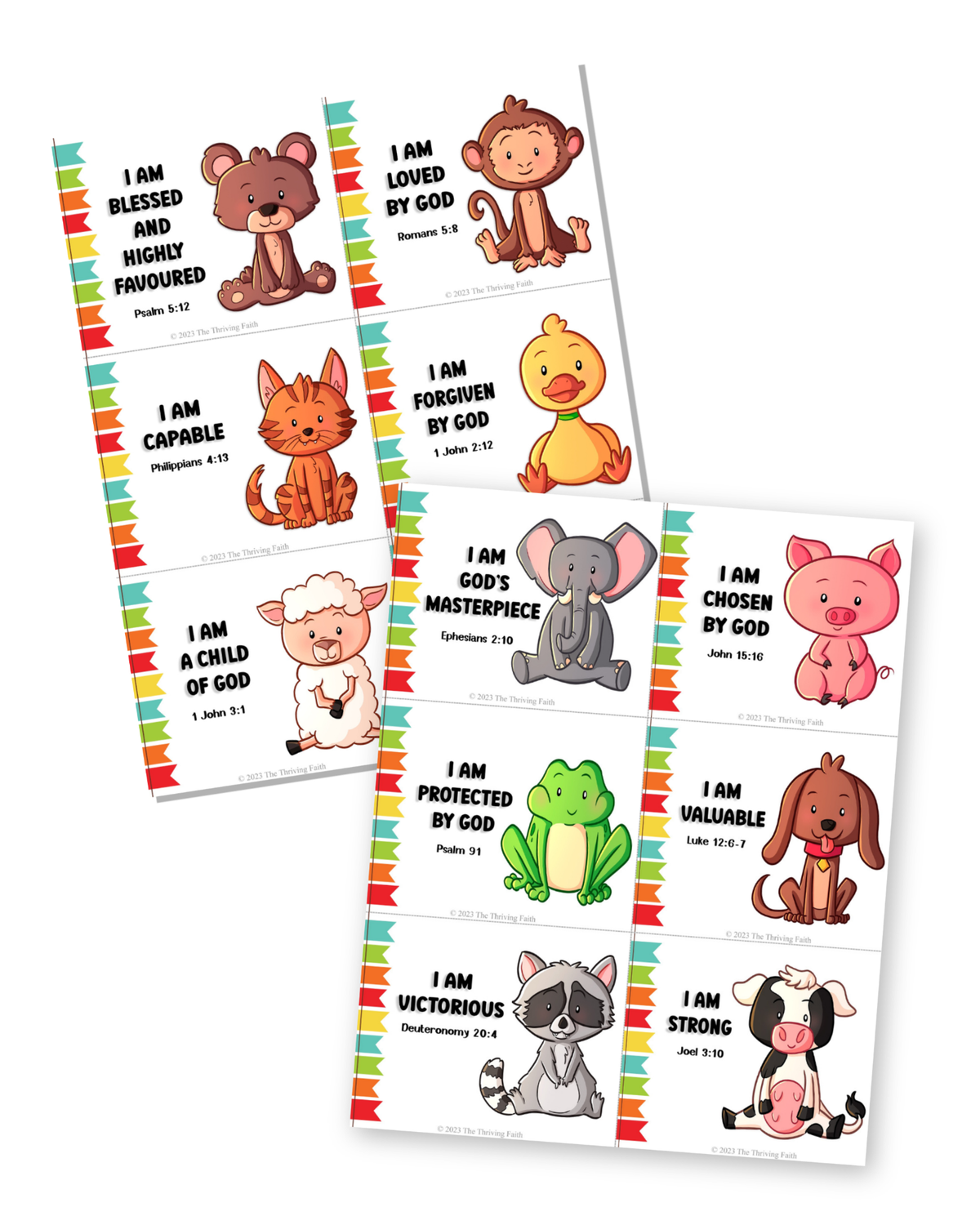 Kids "I AM" Declaration Cards