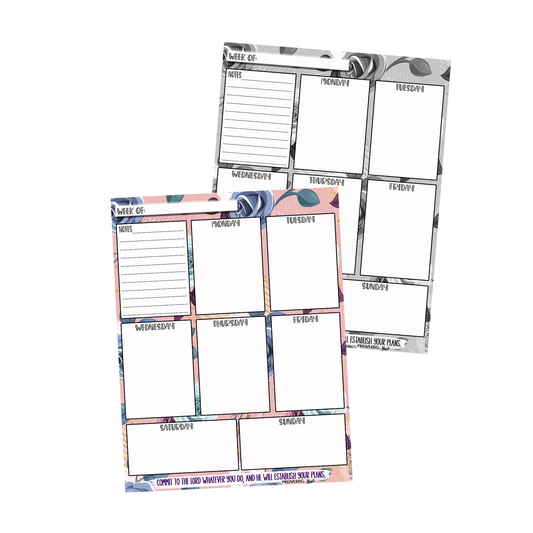 Floral Weekly Planner
