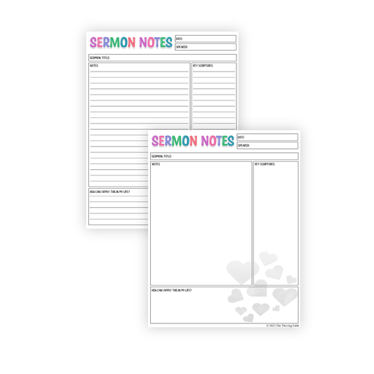 Sermon Notes