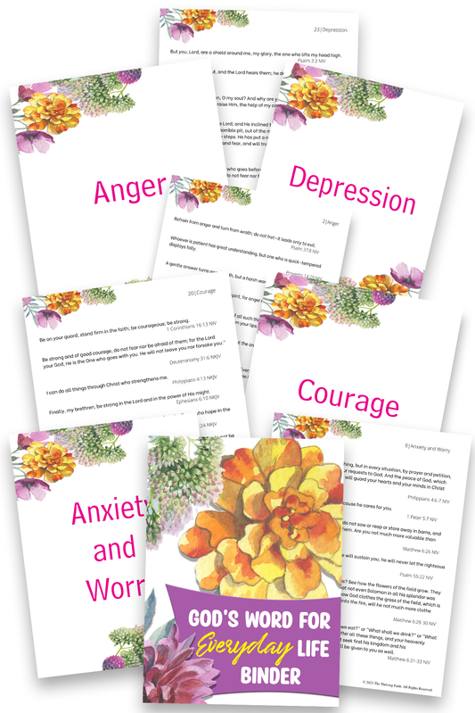 God's Word For Everyday Life Binder {140+ Pages}